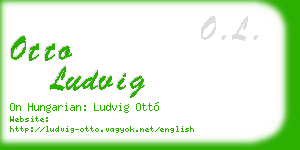 otto ludvig business card