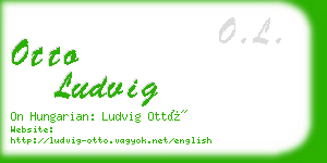 otto ludvig business card